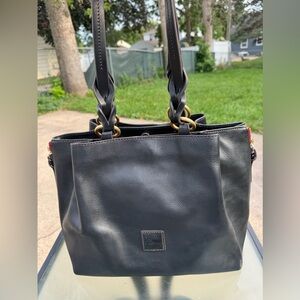 Dooney & Bourke Large Florentine Leather Barlow Satchel Shoulder Bag Like New!
